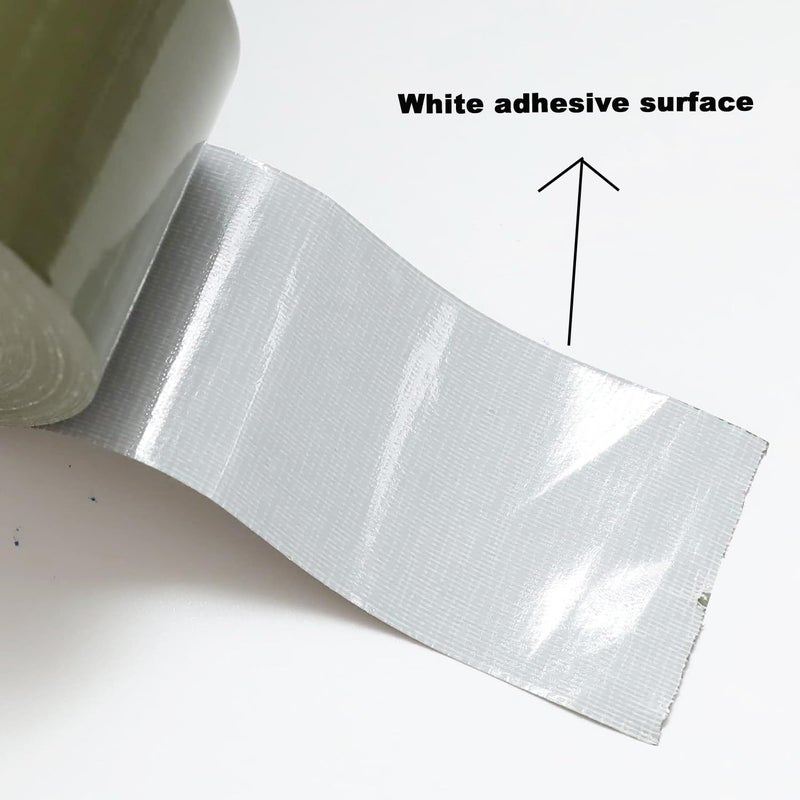 QILIMA Cloth Duct Tape, Waterproof Duct Cloth Fabric, Professional Grade Duct Tape for Photographers,Repairs, DIY, Crafts, Indoor Outdoor Use,2 Inch X 28 Yards, Olive Green - Image 2